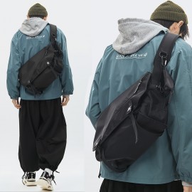 Casual Men's Crossbody Messenger Bag, Durable Laptop Bag