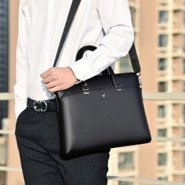 Men's Handbag Business Briefcase Computer Bag Large Capacity Conference Work Document Bag